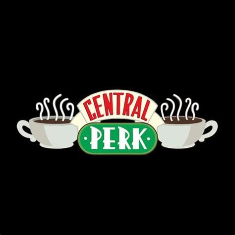 Friends Central Perk Logo | Friends poster, Friends central perk posters, Friends central perk