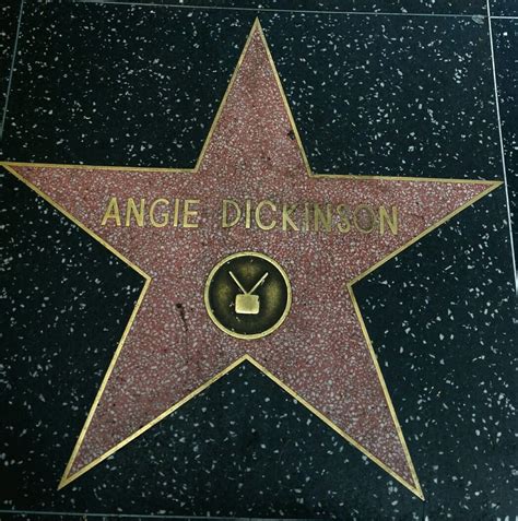 Angie Dickinson Hollywood Walk Of Fame Star Beautiful Women Singer Actresses Pepper