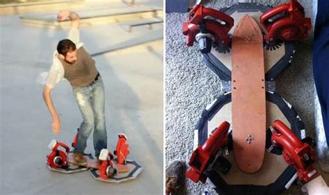 Video Back To The Future Fan Builds Hoverboard Powered By Leaf Blowers