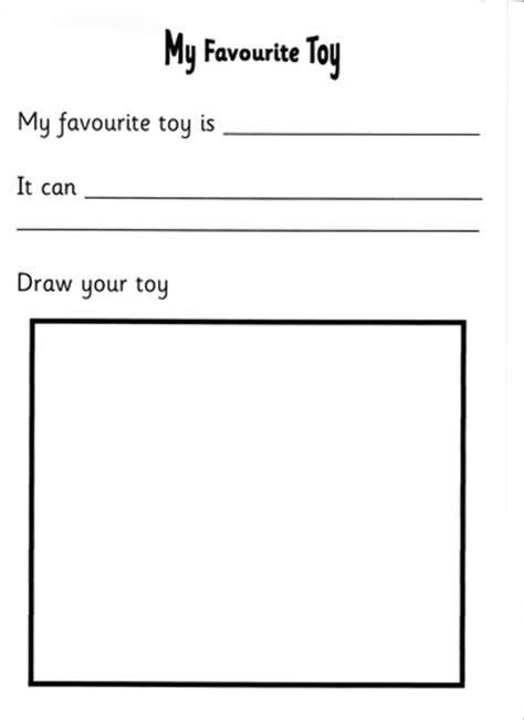 My Favourite Toy Teaching Resources