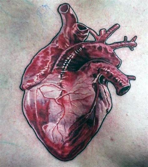 30 Realistic Heart Tattoos For Men [2023 Inspiration Guide]