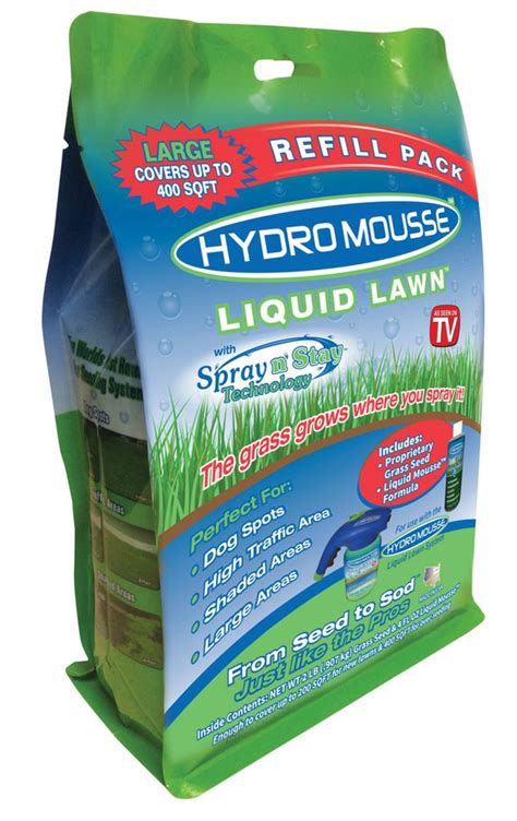 Where To Buy As Seen On Tv Hydro Mousse Liquid Lawn Grass Seed Refill