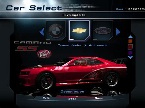 Need For Speed Hot Pursuit 2 Cars By Chevrolet Nfscars