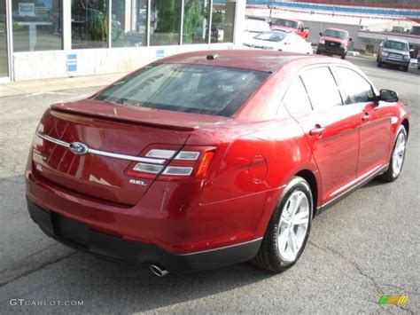 Ruby Red Metallic 2013 Ford Taurus Sel Exterior Photo 63154066