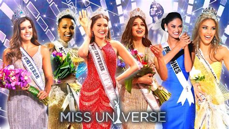 Las Ganadoras De Miss Universo Desde El 2000 Hasta La Actualidad👑 Youtube
