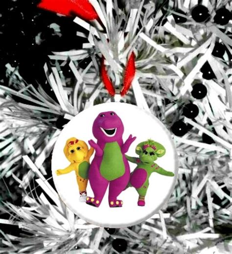 Barney And Friends Christmas Tree 225 Ornament By Mayobass On Etsy