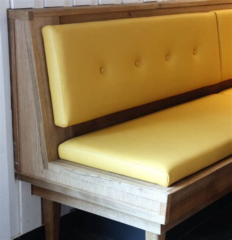 Yellow Banquette Bench Dining Benches And Banquettes Corner Banquette