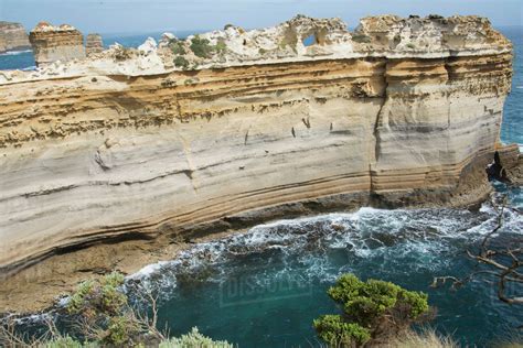 Fantastic Formation Of Eroded Limestone Cliff Victoria Australia