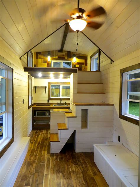 The Interior Of The Robin S Nest Tiny House See More At