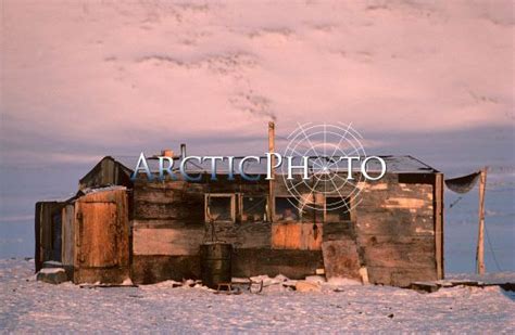 An Inuit Hunters Home Made Of Wood Moriussaq Northwest Greenland