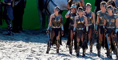 WonderWoman New Set Photos Show The Amazonians Preparing For Battle Hype MY