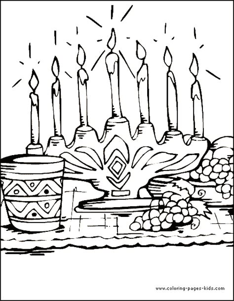 Younger children might want to colour in the picture. Kwanzaa Coloring Page - Kwanzaa candles