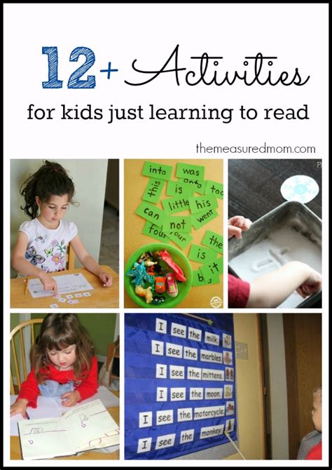 Teach Kids To Read With These Activities And Resources