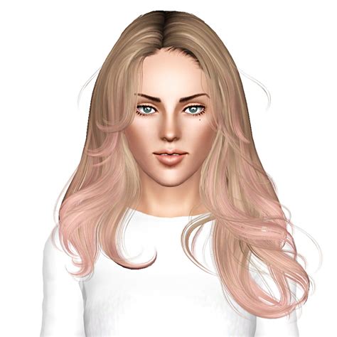 Newsea Equinoxe Hairstyle Retextured By July Kapo Sims 3 Hairs