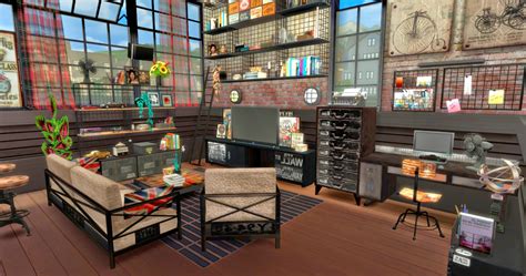 Pqsim4 Urban Chic Loft Sims 4 Custom Content