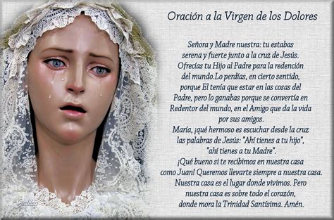 Santa María Madre De Dios Y Madre Nuestra Oración A La Virgen De Los