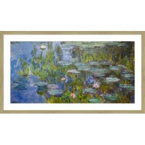 Quadro Stampa Su Tela Claude Monet Ninfee