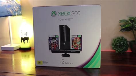 Xbox 360 Kinect Bundle Unboxing Youtube