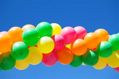 Balloons And Blue Sky Stock Photo Image Of Pink Sunshine 39602496
