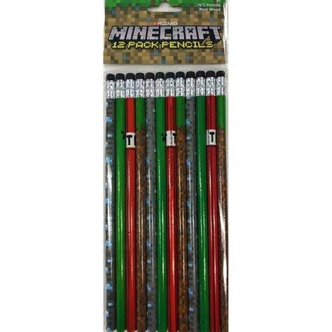 Minecraft Pencils 12 Count