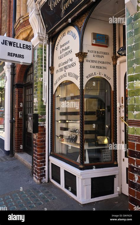 Old Fashioned Jewellery Shop Stock Photo Alamy