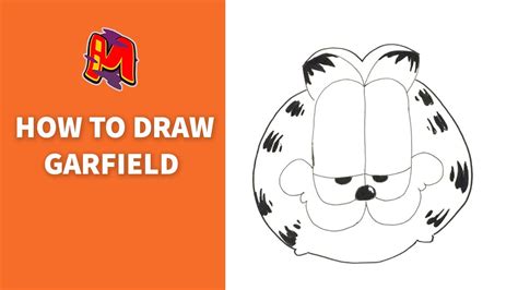 How To Draw Garfield Easy Youtube