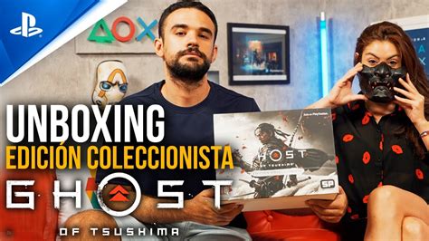 UNBOXING Edición coleccionista Ghost of Tsushima Conexión PlayStation