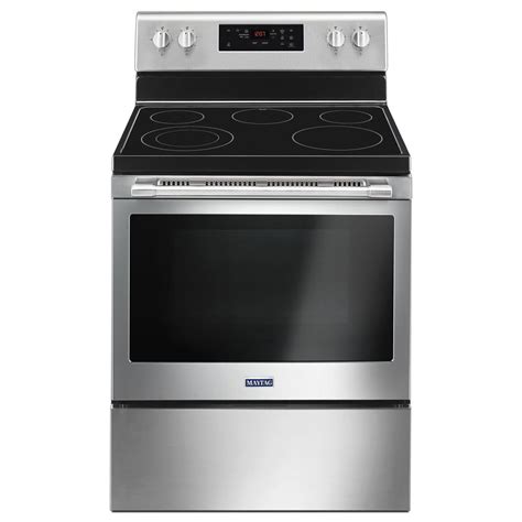 Maytag 30 In 53 Cu Ft Electric Range With Shatter Resistant Cooktop