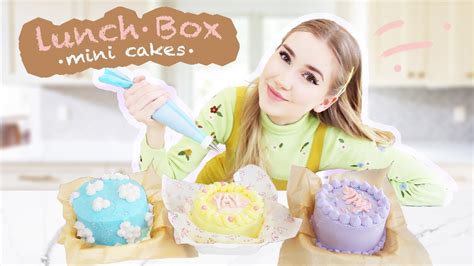 Making Pinterest Worthy Mini Lunchbox Cakes I M Obsessed Youtube