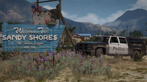 Sandy Shores Police Department Pack Add On Gta5