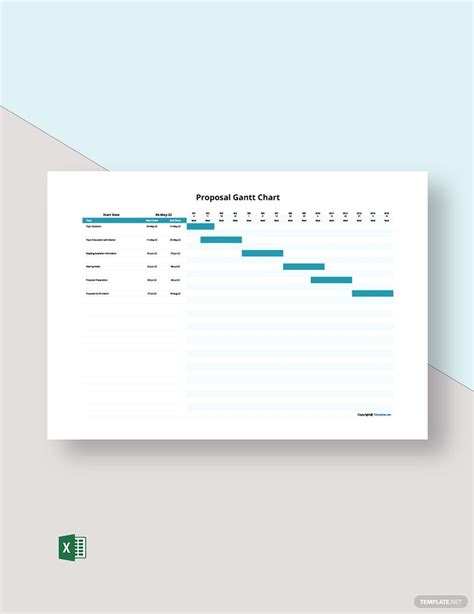 Project Proposal Gantt Chart Editable Gantt Chart Template On Creately