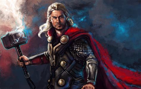 Thor 5k Art Wallpaperhd Superheroes Wallpapers4k Wallpapersimages
