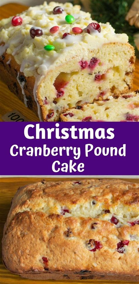 Christmas Pound Cake Christmas Pound Cake Cranberry Pound Cake