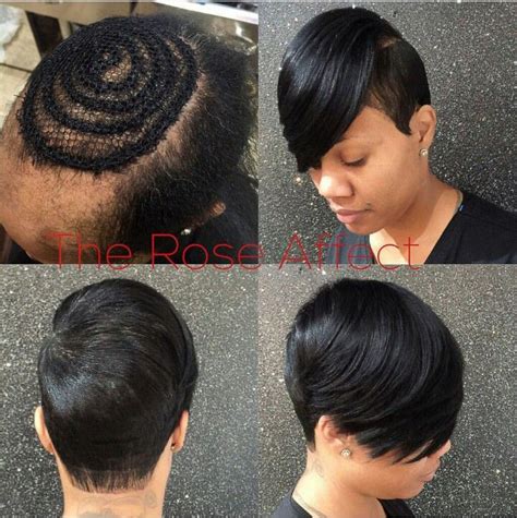 The appropriation of black hair. Crochet Styles … | Quick weave hairstyles, Short weave ...