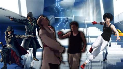 Mirror S Edge Vs Assassin S Creed Fight Scene Fan Made Youtube