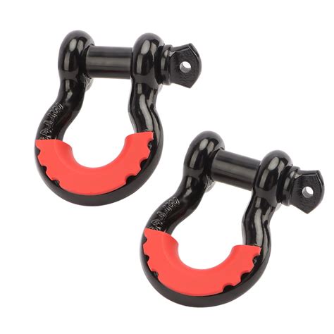 Metoware 2 Pack D Ring Shackles 34 Off Road Shackles Tow Winch