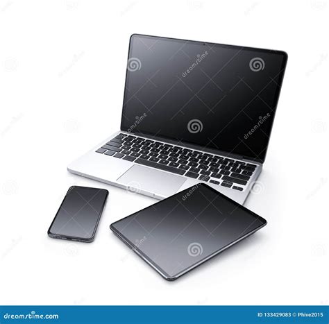 Laptop Tablet And Smartphone Stock Image Image Of Collection