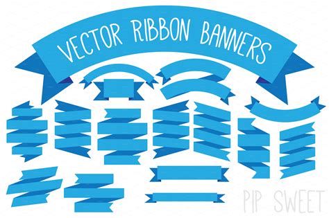 Vector Ribbon Banners ~ Objects On Creative Market