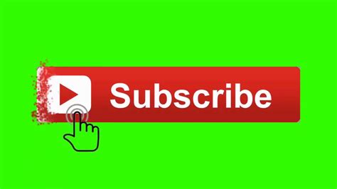 Youtube Animated Green Screen Subscribe Button With Bell