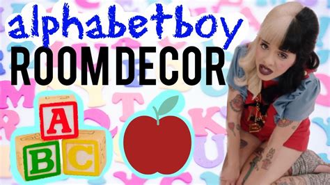 Diy Alphabet Boy Room Decor Melanie Martinez Inspired Youtube