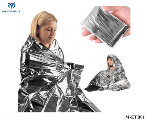 M Etb01 Latest Silver Foil Sleeping Bag First Aid Blanket Emergency