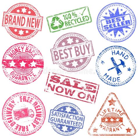 Retail Rubber Stamps Stock Vector Illustration Of Sign 41236228