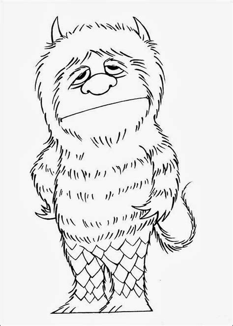 Chocolate is brown, and so are potatoes, a gingerbread man, a hedgehog and a bear! Fun Coloring Pages: Where The Wild Things Are Coloring Pages