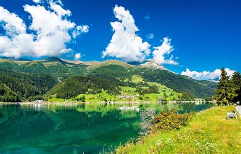 Premium Photo Reschensee An Artificial Lake In South Tyrol The