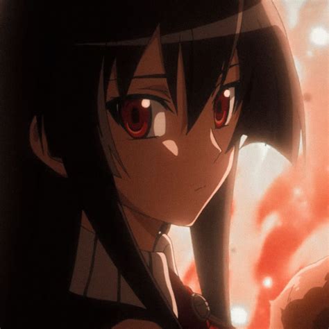 Aesthetic Anime Icons Akame Profile Picture Magical Return