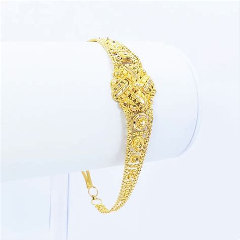 K Gold Women Bracelet Genuine Hallmarked Handcrafted