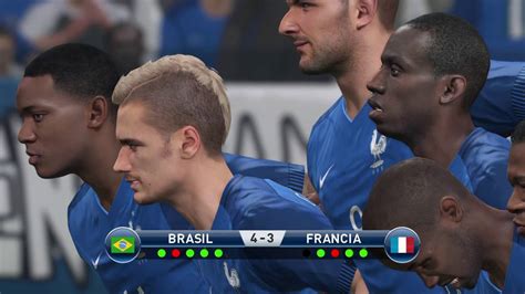 Francia vs portugal se juegan los últimos 15 minutos o se van a los penales. Penales:Brasil Vs Francia:PES 2016 - YouTube