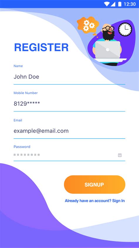 77 Best Android Registration Form Design For Creative Ideas Best
