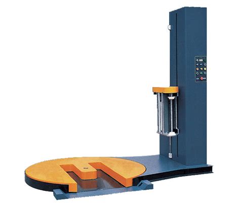 China Automatic Pallet Stretch Wrapping Machine With Film Clamp And Cut
