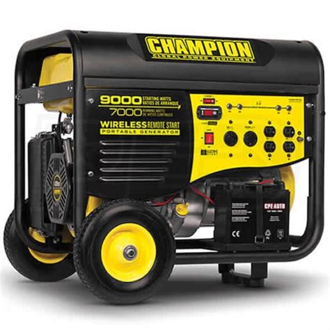 Nur unsere schuhe sind bequemer als barfuß laufen. Champion 41532 - 7000 Watt Electric Start Portable ...